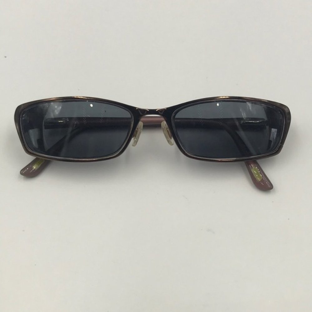 Sigrid Olsen Bronze Metal Rectangle Sunglasses